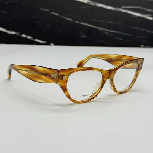 NEW CELINE HAVANA WOMEN EYEGLASSES CELINE CL50012I 056 - Picture 3 of 9
